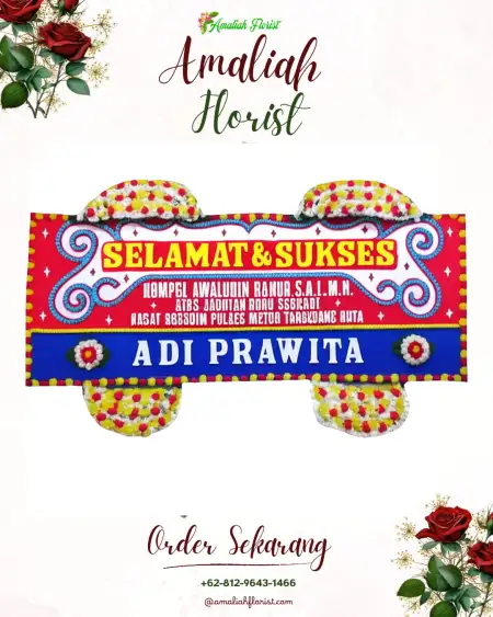Papan Bunga Ucapan Selamat Karangjompo
