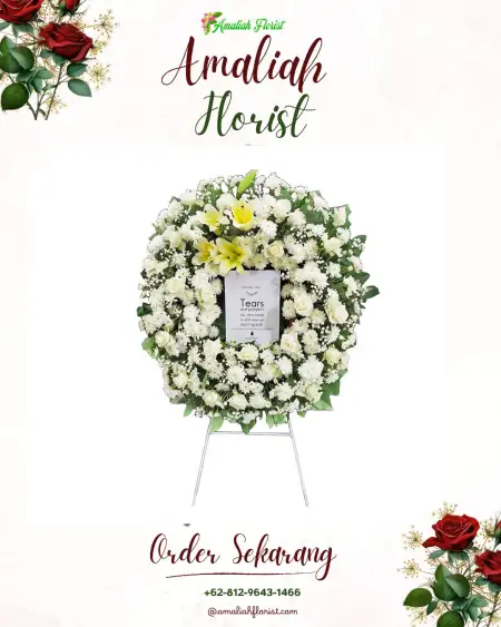 Krans Bunga Duka Karangjompo